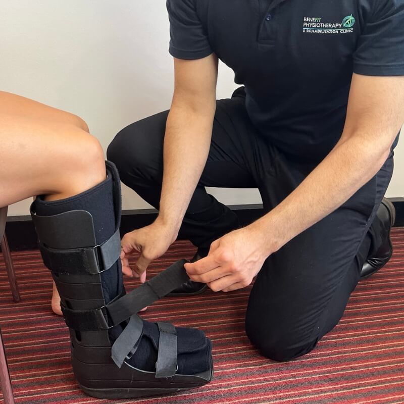 foot fracture rehabilitation at Benefit Physiotherapy